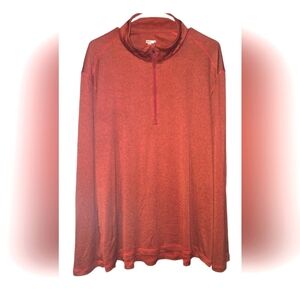 Men's Moheen Athletic 1/4 zip pullover, Italian designed, Size 2XL Stretch